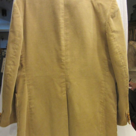 RETRO 70'S HAGAR CORDUROY BLAZER, TAN, SIZE 42 - Picture 9 of 13